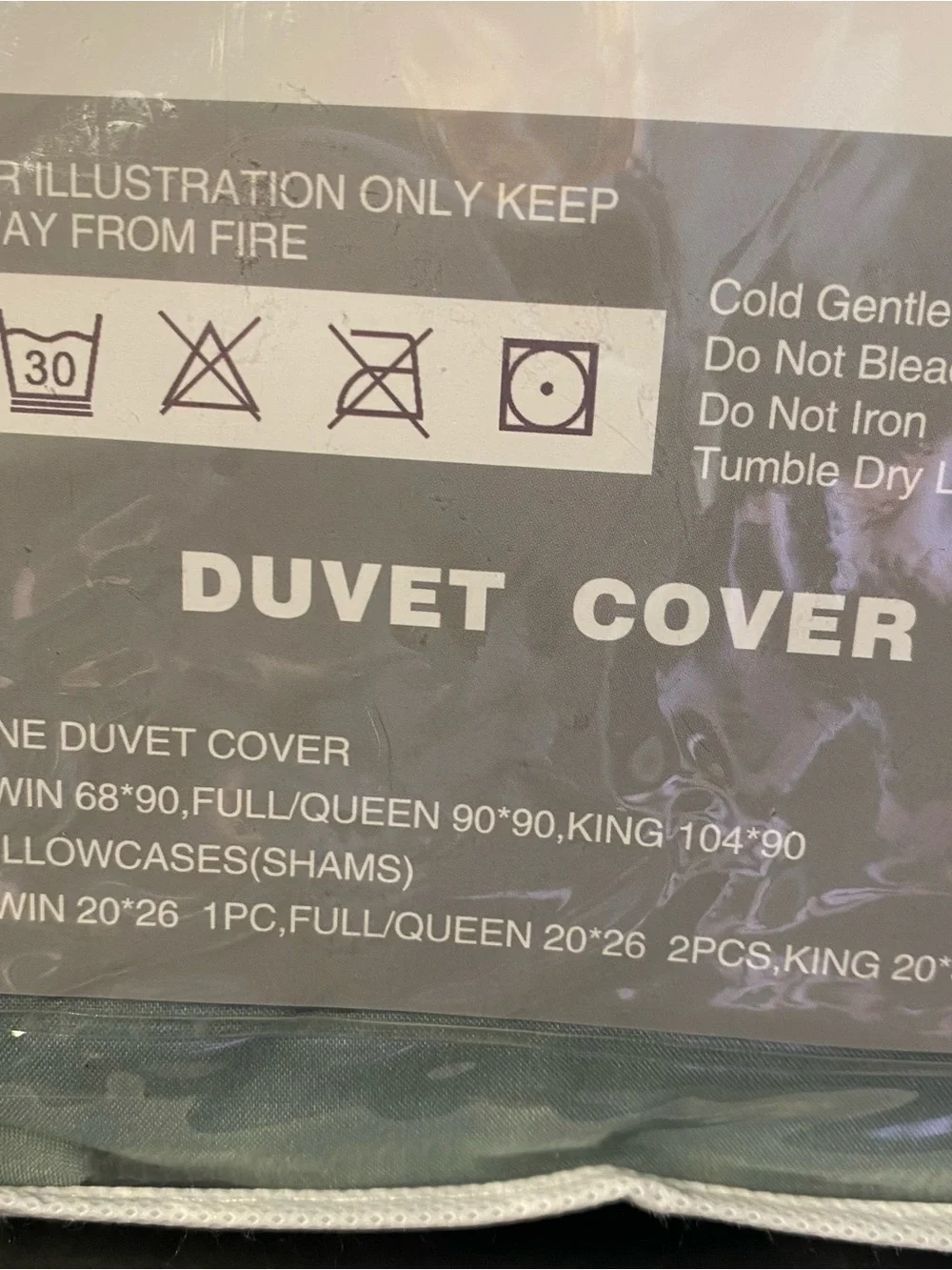 ⭐️TOUDERETH Duvet Cover Set Twin Sage Green Microfiber NWT